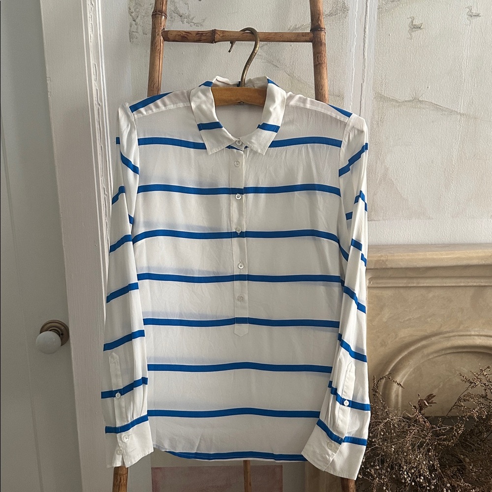 J.Crew Silk mid buttom-up
